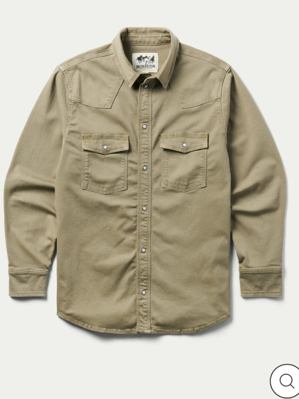 SCHAEFER WESTERN DENIM SNAP SHIRT
